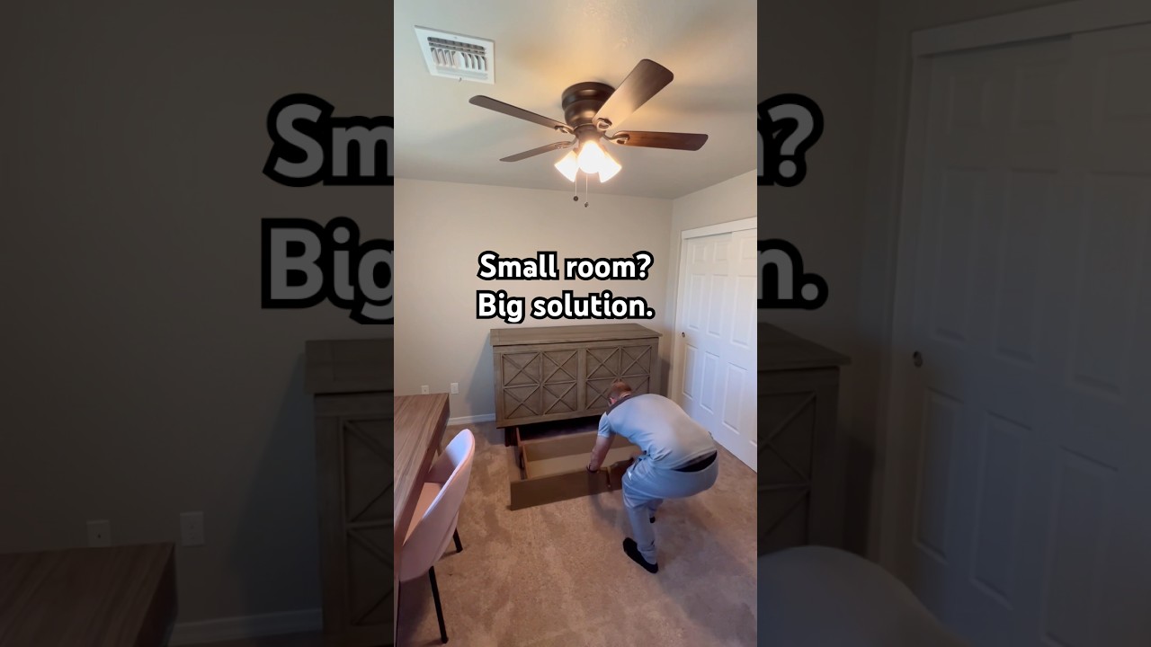 Small Room? Big Solution | This Cabinet Bed Transforms Any Space