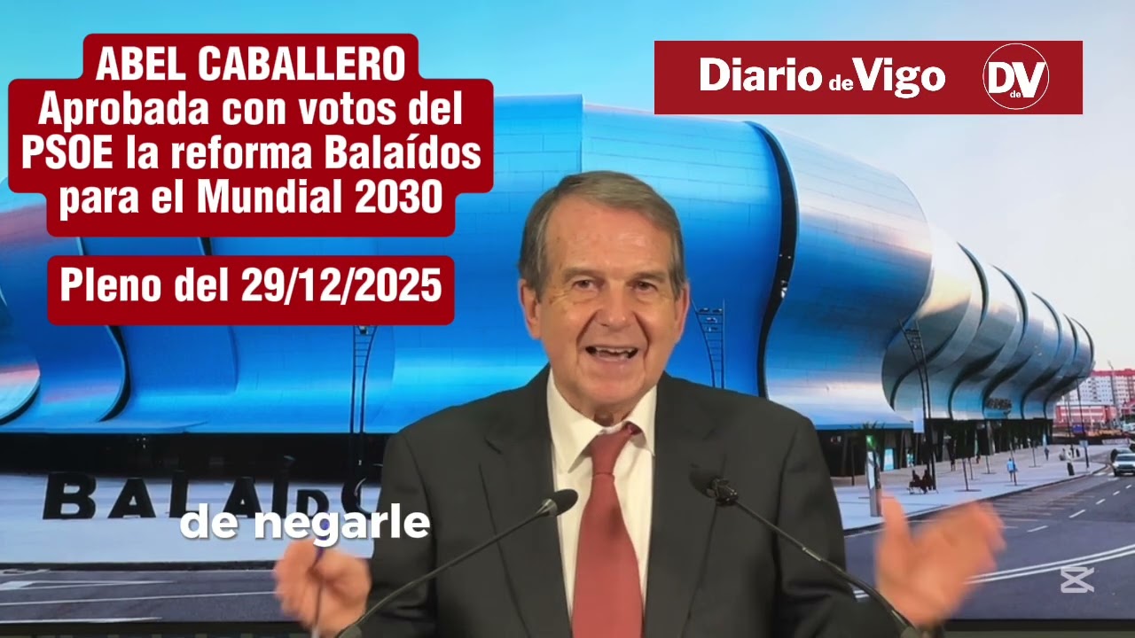 Abel Caballero aprueba la reforma de Balaídos para el Mundial 2030 con los votos del PSOE 