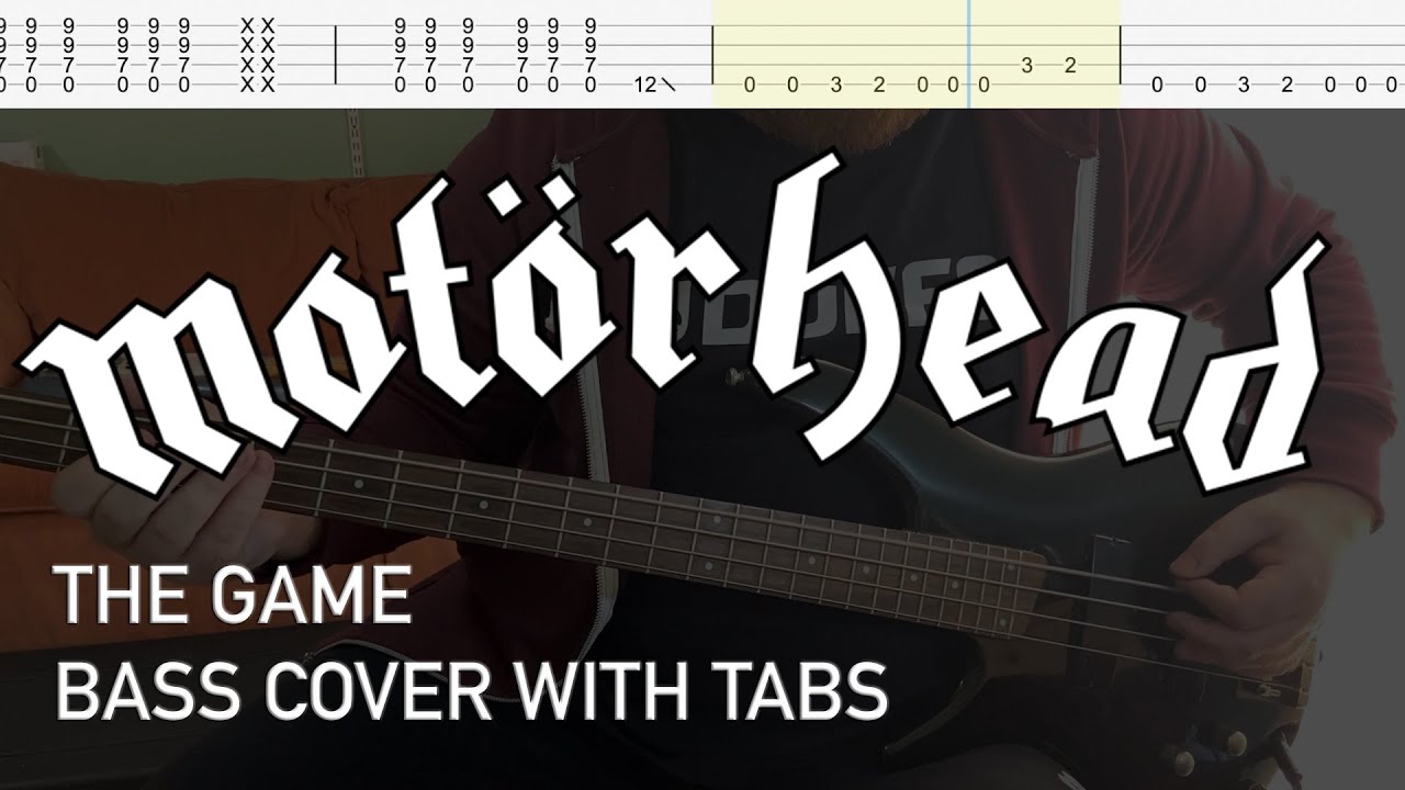 Motörhead - The Game (Triple H's Theme) (Bass Cover with Tabs)