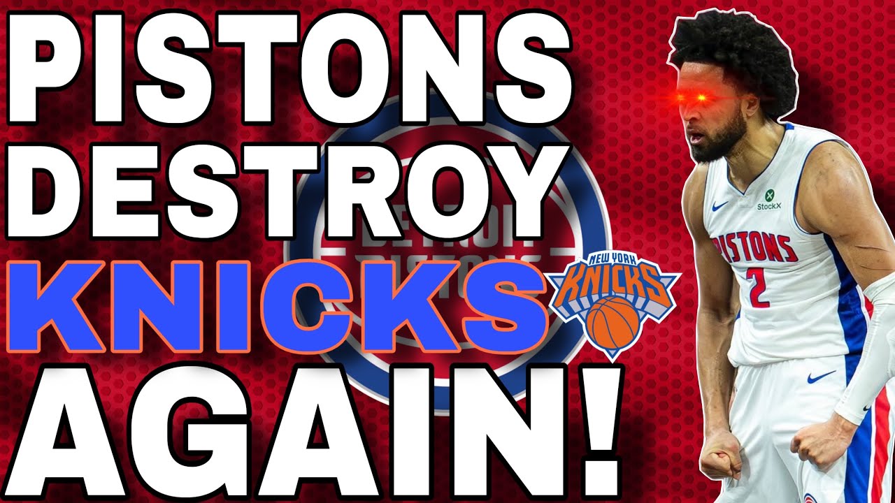 CADE CUNNINGHAM DROPS 42 AT MSG! Pistons DOMINATE Knicks Again — 3-0 Season Sweep!