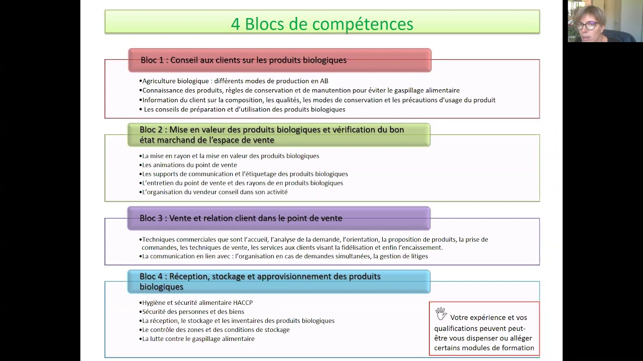 (CFPPA) Replay Visio - CQP Vendeur Conseil Bio - Valdoie Formation - Portes ouvertes num&eacute;riques 2020
