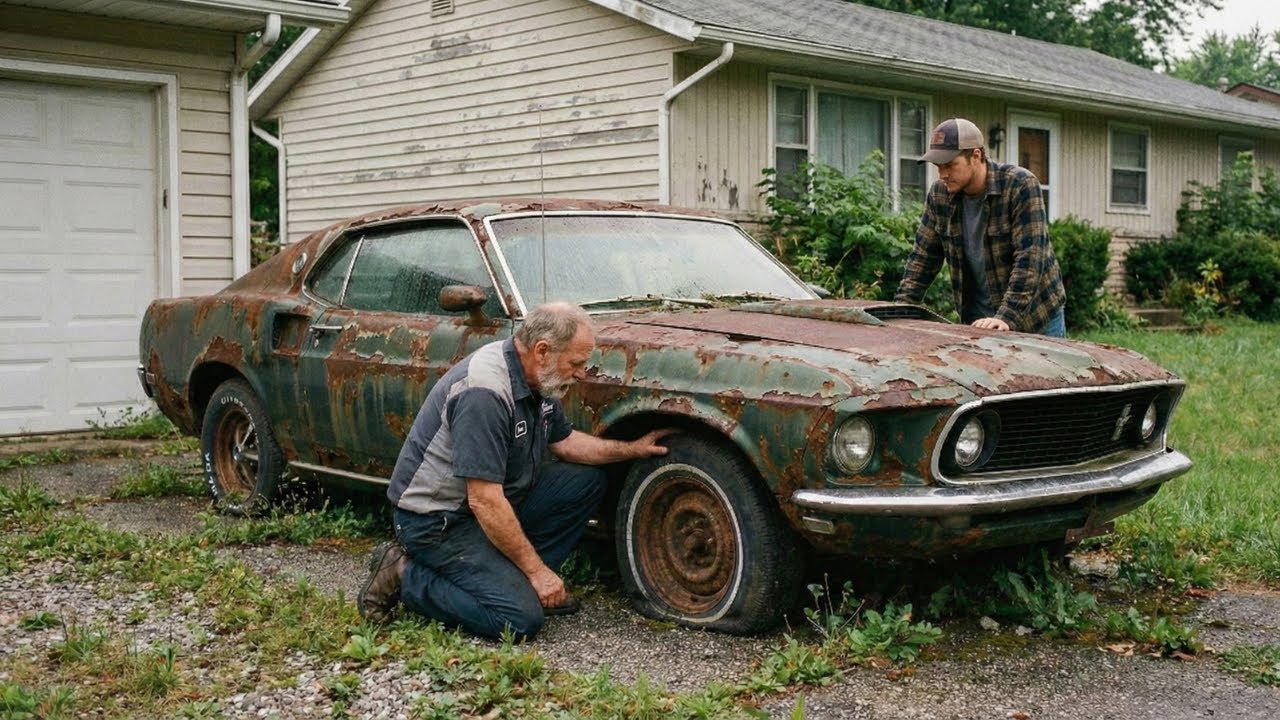 ASMR Car Restoration! Full Restoration of 1969 Ford Mustang Fastback from Disrepair to Looking New