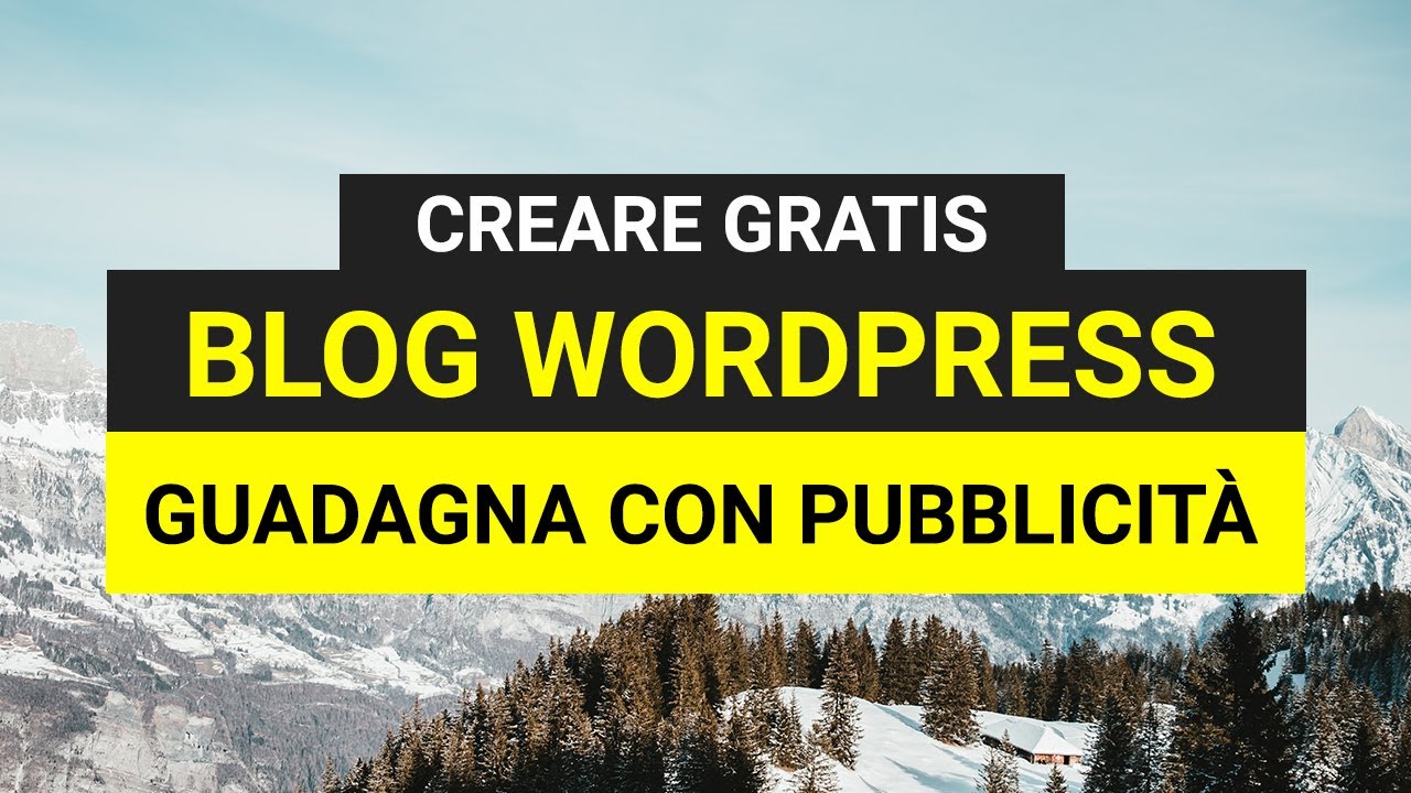 Come creare BLOG Wordpress GRATIS e cominciare a guadagnare (SEO, Ads, Email Marketing)