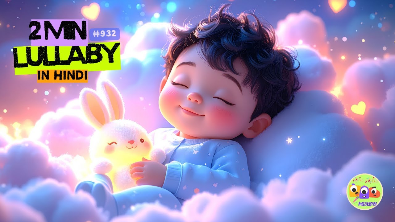 Soothing Baby Hindi Lullaby 🇮🇳 Bedtime Song for Deep Sleep, Night Calm and Gentle Comfort 