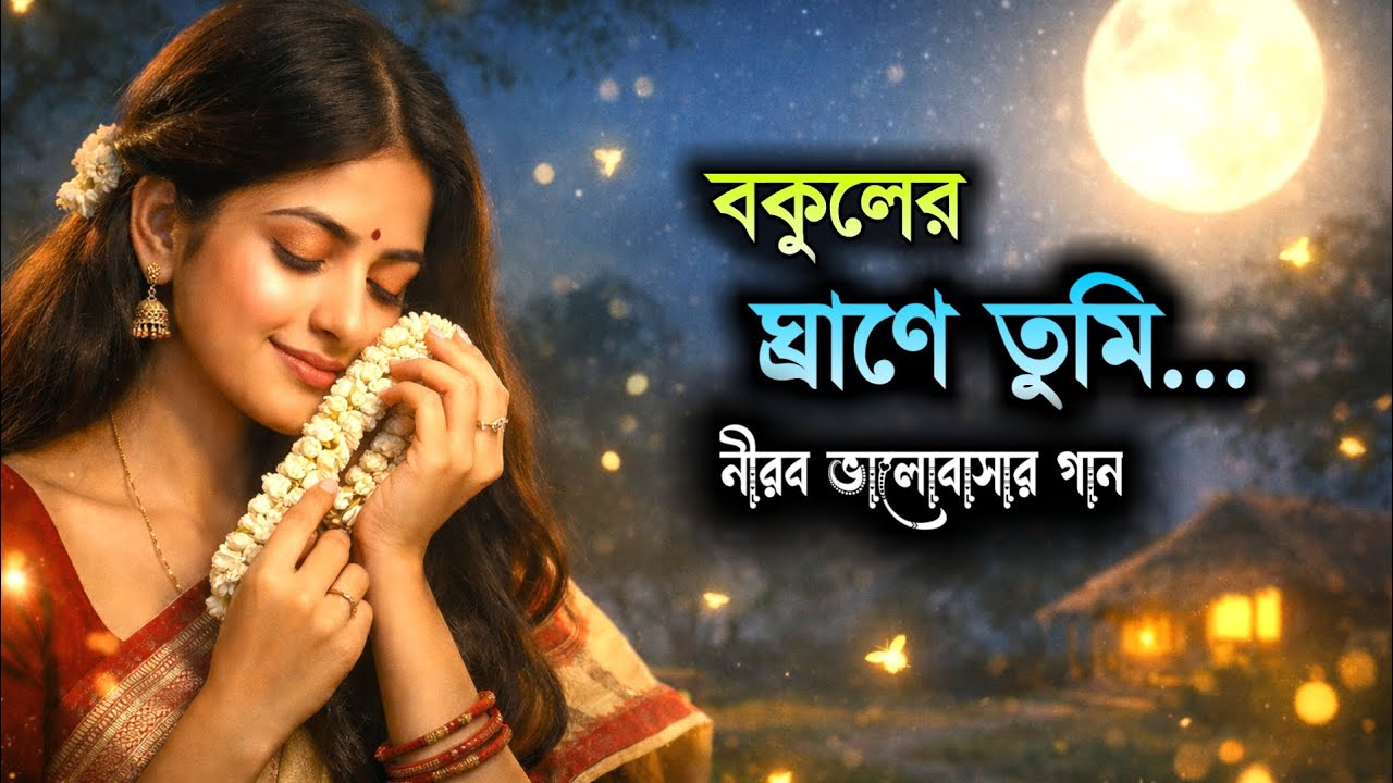 বকুলের ঘ্রাণে তুমি 🌸 | Soft Female Bengali Love Song | Romantic Folk Ballad 2026 |Mon Pakhi Studio