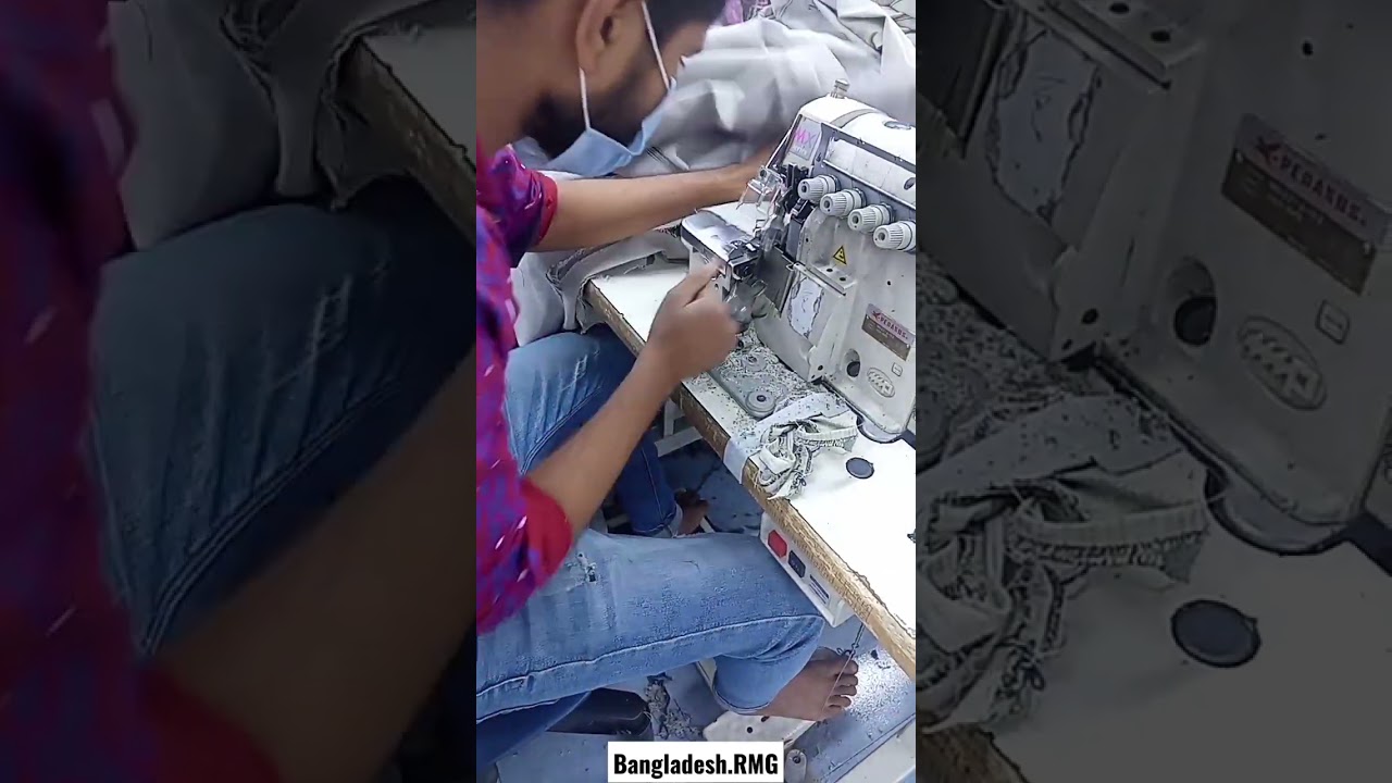 world first over lock sewing machine operator top speed 8000 RPM pegasus Brand made in Japan