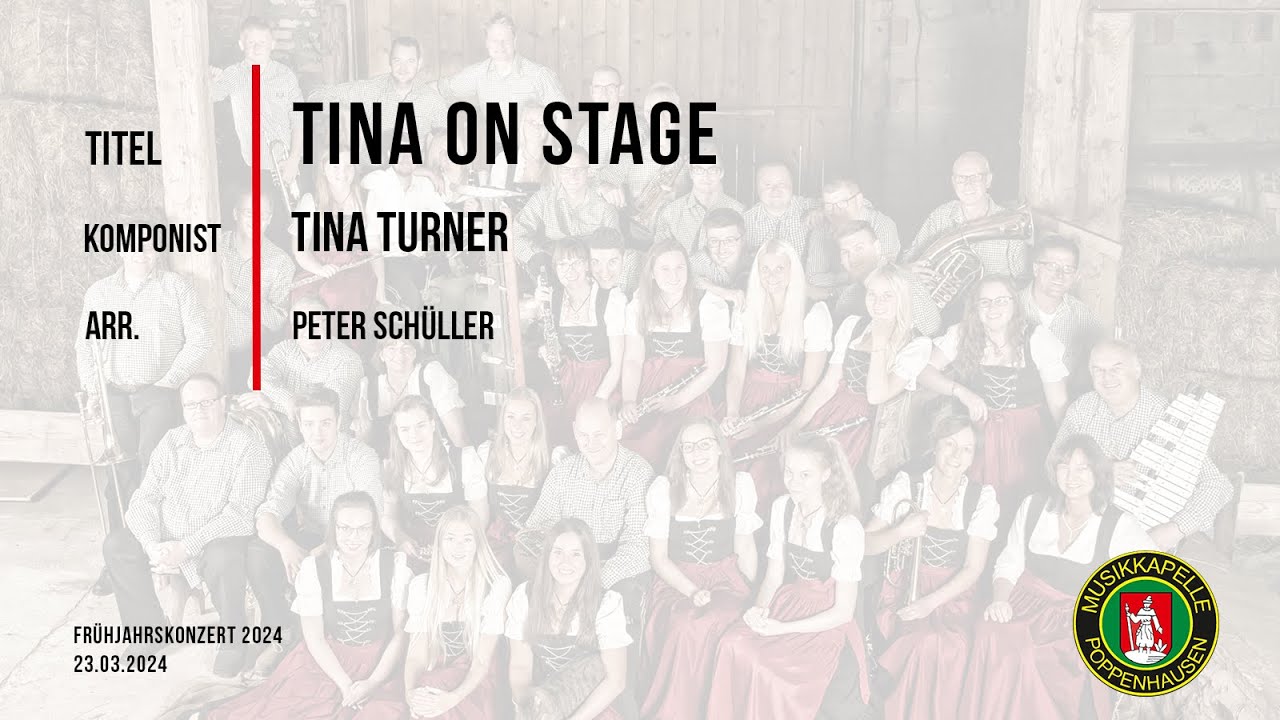 Tina on Stage - Musikkapelle Poppenhausen