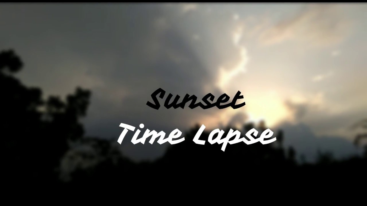Sunset Time Lapse