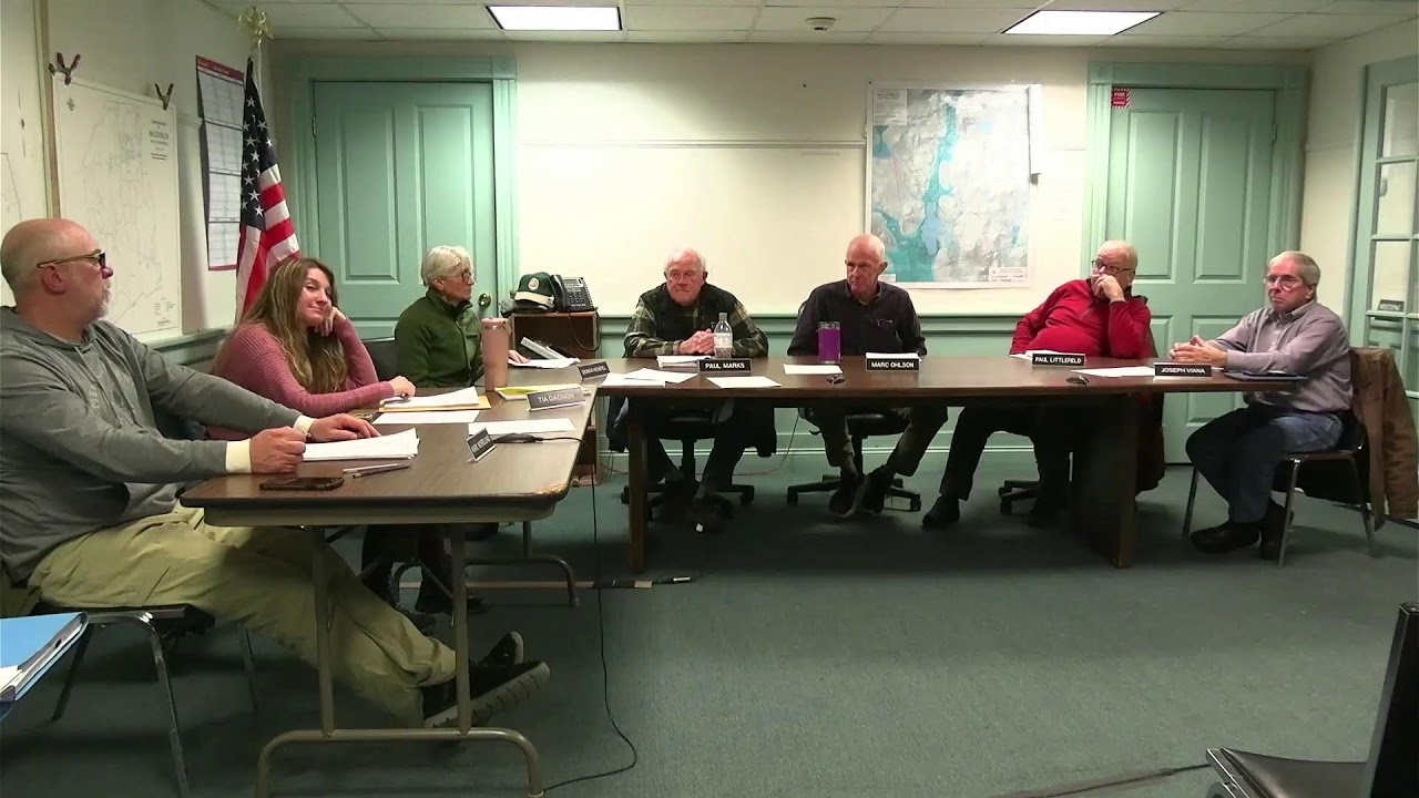 Planning Board Meeting January 7, 2026