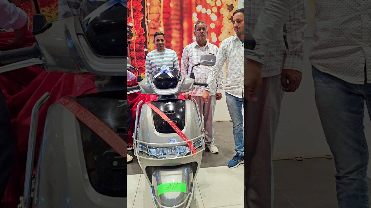 Ride clean, ride smart with the 2025 TVS iQube electric scooter! #TVSiQube #SmartElectricRide