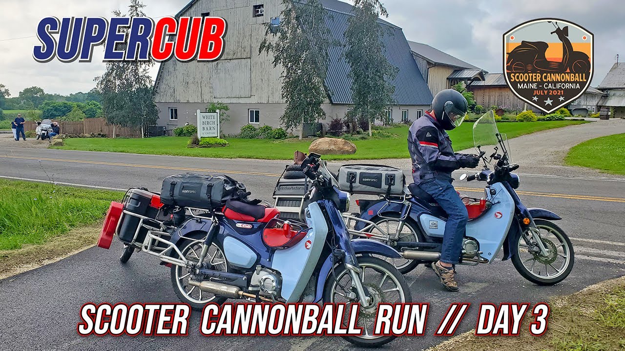 Scooter Cannonball 2021 // Day 3: PA to MI, Stealth Camping at a Marriott Hotel