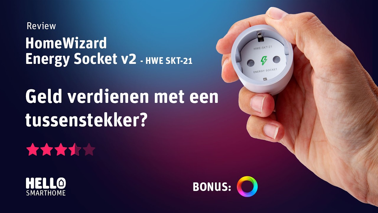 Review HomeWizard Energie Socket - Geld besparen?
