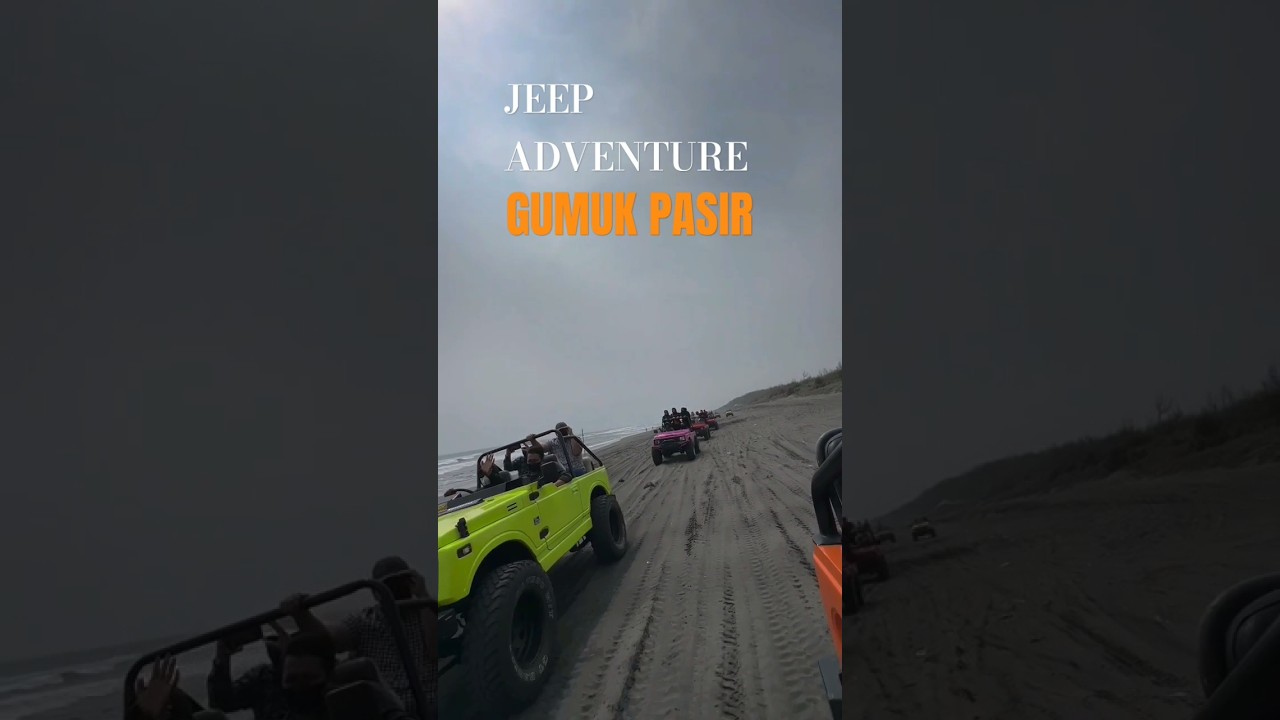 Wajib coba..offroad jeep GUMUK PASIR parangtritis jogja #liburan #jalanjalan #wisatajogja