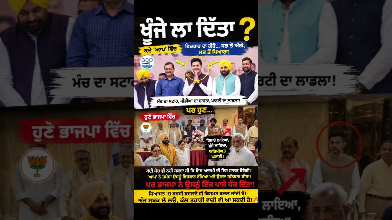 Has Raghav Chadha been sidelined? Photo sparks a new political debate!