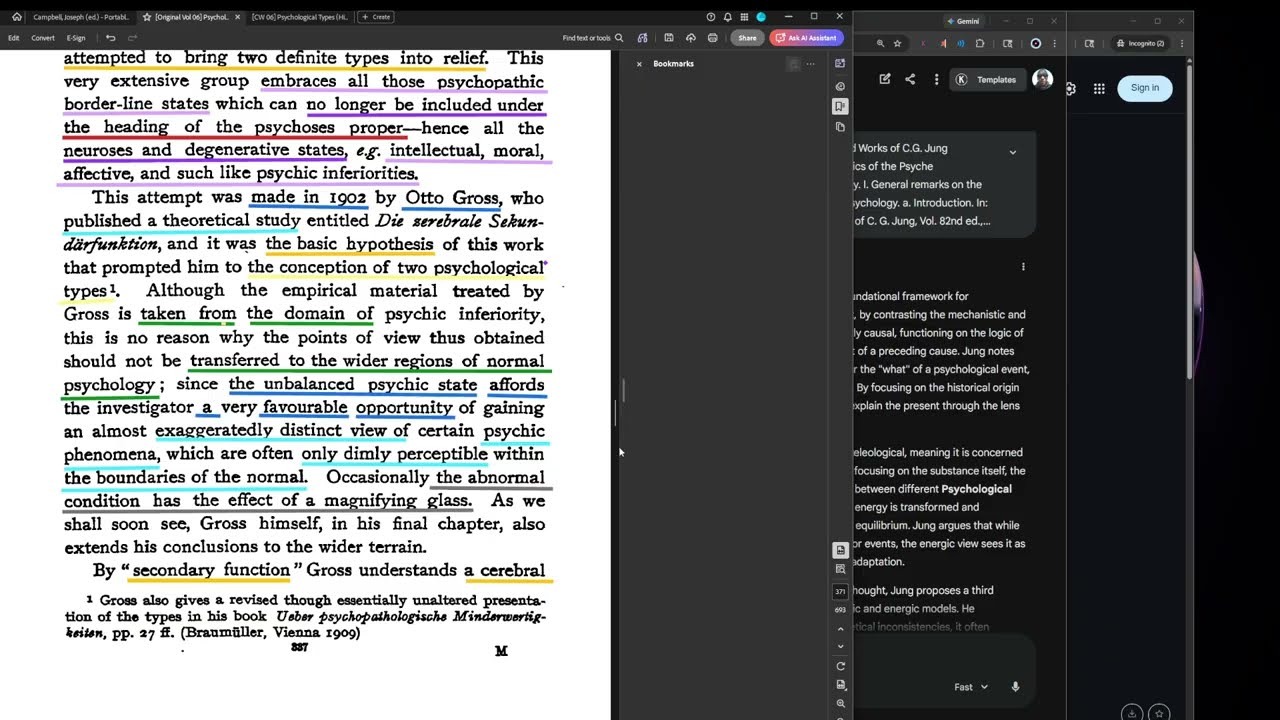 Jung ASMR :: The Type problem is Psychopathology