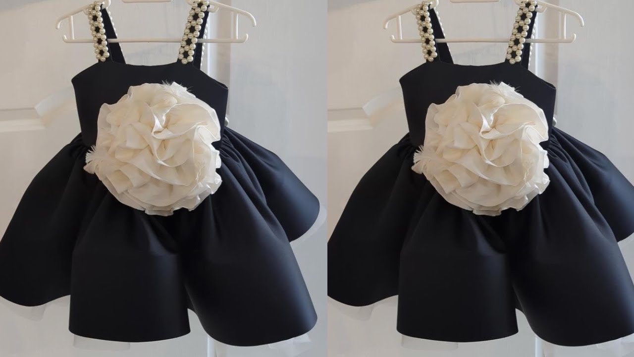 Perfect Christmas Ball Dress for a 3-Year-Old / Step-by-Step Sewing Guide.