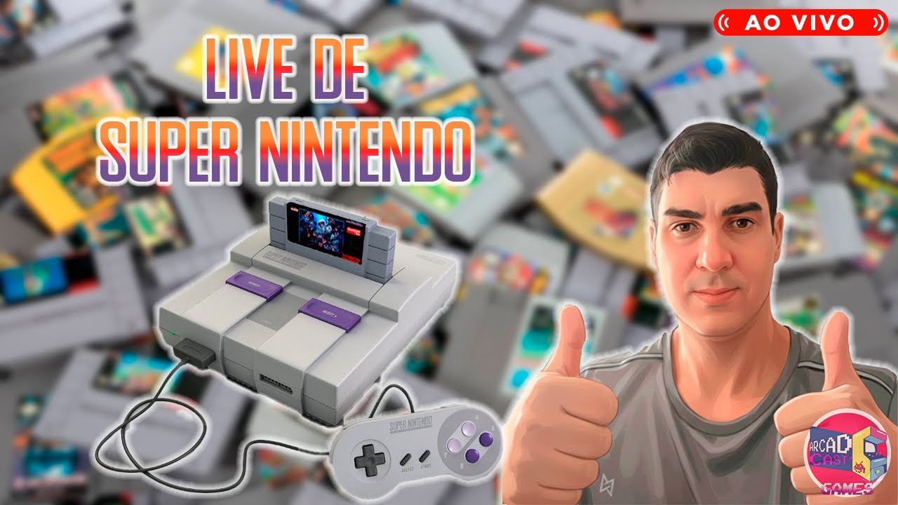 Nostalgia Total! Super Nintendo Ao Vivo  Clássicos que Marcaram Época! #aovivo #snes #nintendo