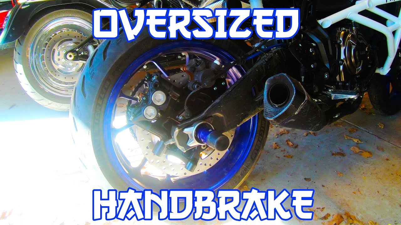 2018 YAMAHA MT07 HANDBRAKE SETUP- MT07 Stunt Build Series EP. 8