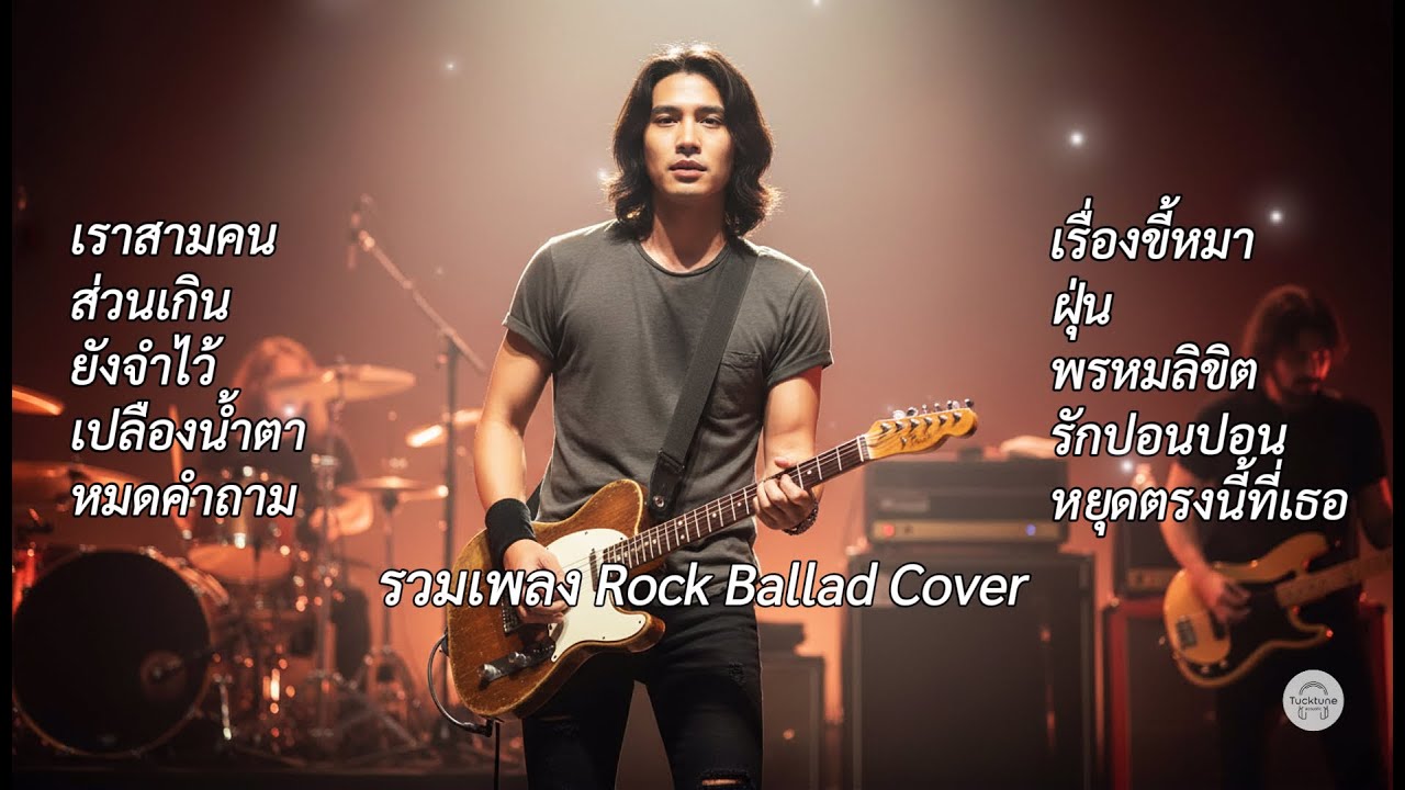 รวมเพลง Rock Ballad Cover อกหัก 10 เพลงฮิต เราสามคน, ส่วนเกิน, ฝุ่น Long Play, ฟังยาวต่อเนื่อง