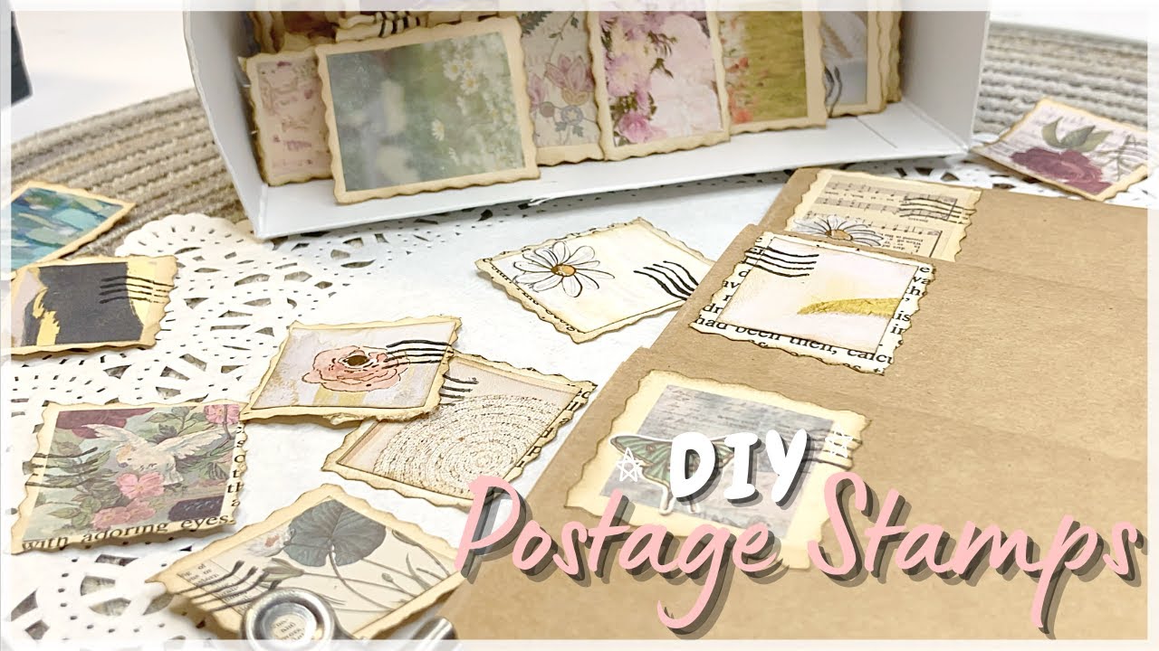 ♡ DIY Faux Postage Stamps ♡