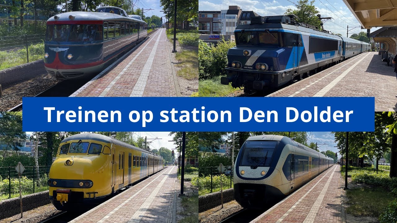 Treinen op station Den Dolder - 14 mei 2022