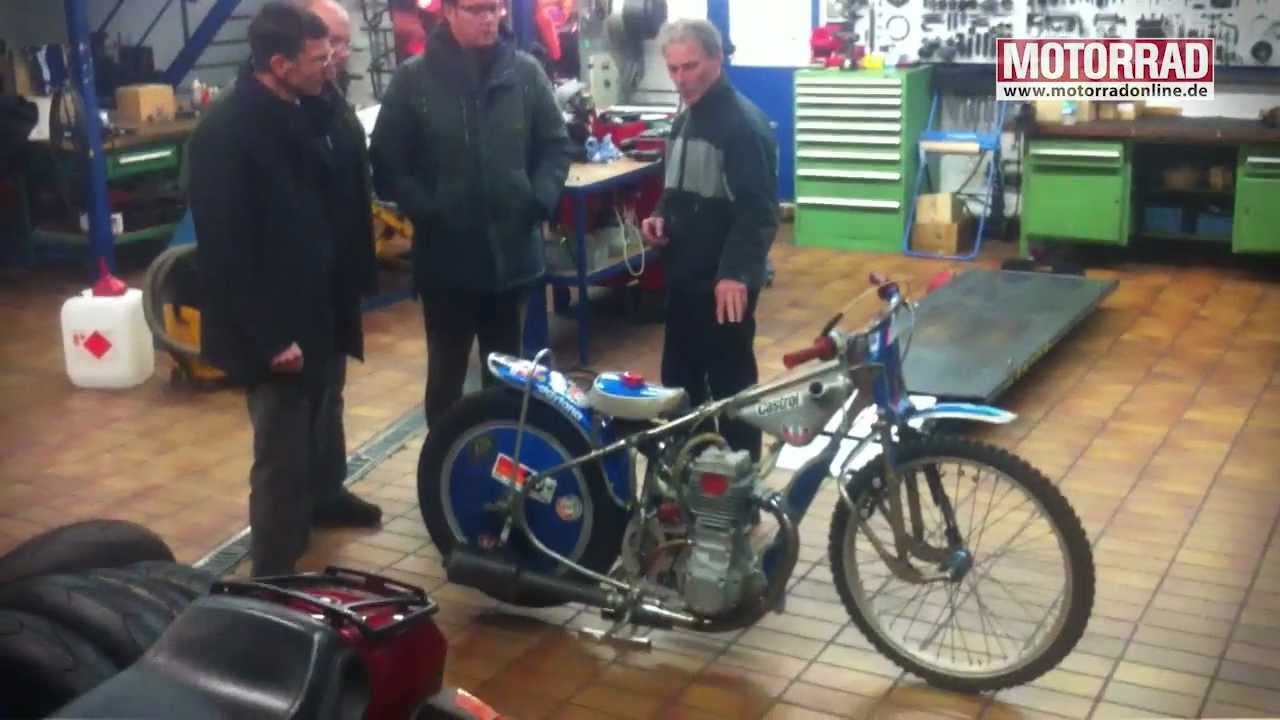Besuch bei Motorrad-Legende Karl Maier