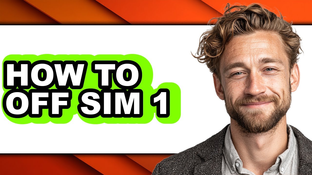 How to Off Sim 1 - Full Guide
