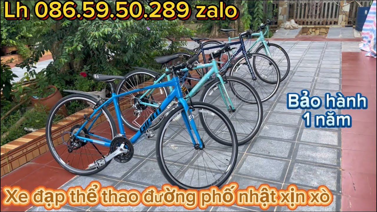 xe đạp thể thao nhật bản h&agrave;ng đ&atilde; sử dụng lướt độ mới 90%. Lh 086.59.50.289 zalo