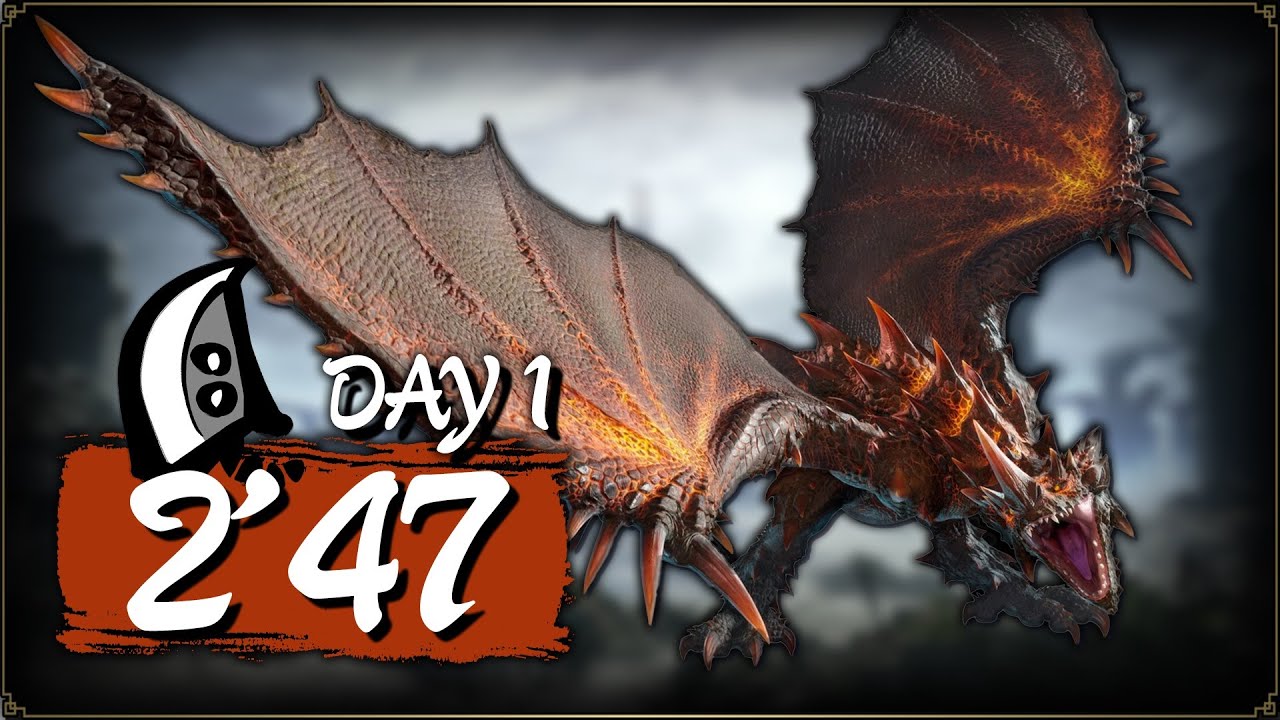 Flaming Espinas Great Sword 2'47 | MHR Sunbreak