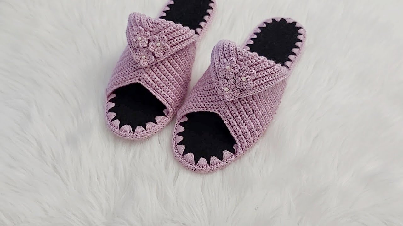 Çok konuşulan o terlik,çeyizlik terlik #crochet #slippers 