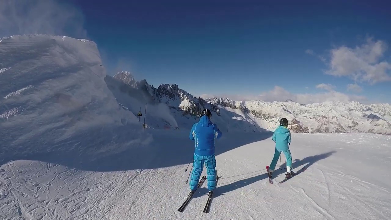 Ski Presena Glacier Passo tonale January 2019