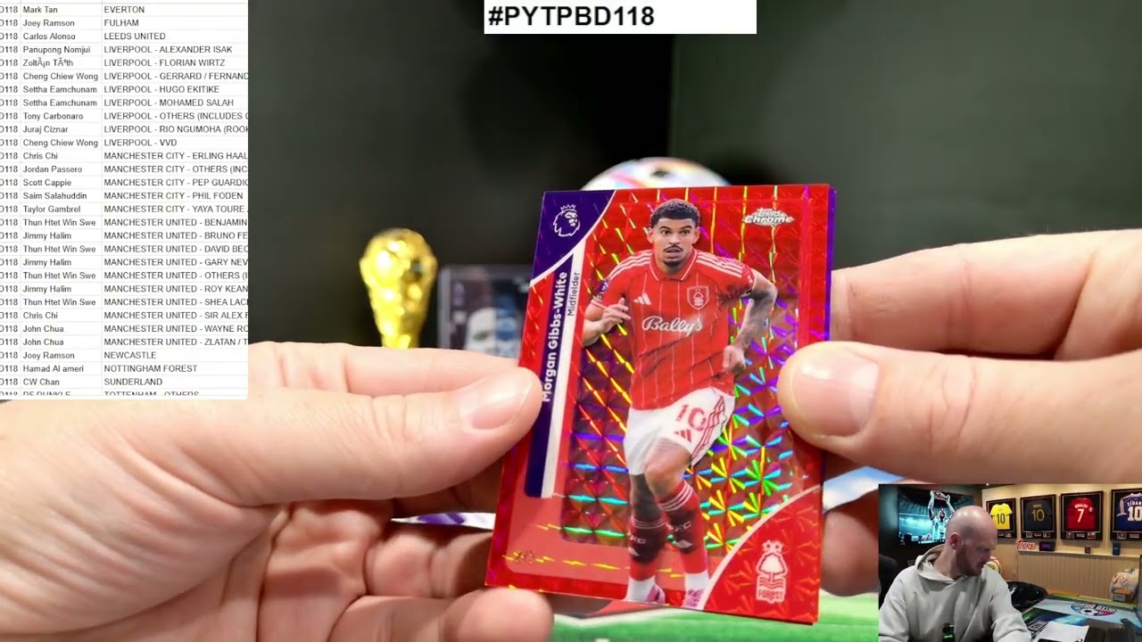 2026 TOPPS CHROME PREMIER LEAGUE EPLC26 SOCCER 6 BOX BREAKERS DELIGHT, PYT CASE BREAK #PYTPBD118