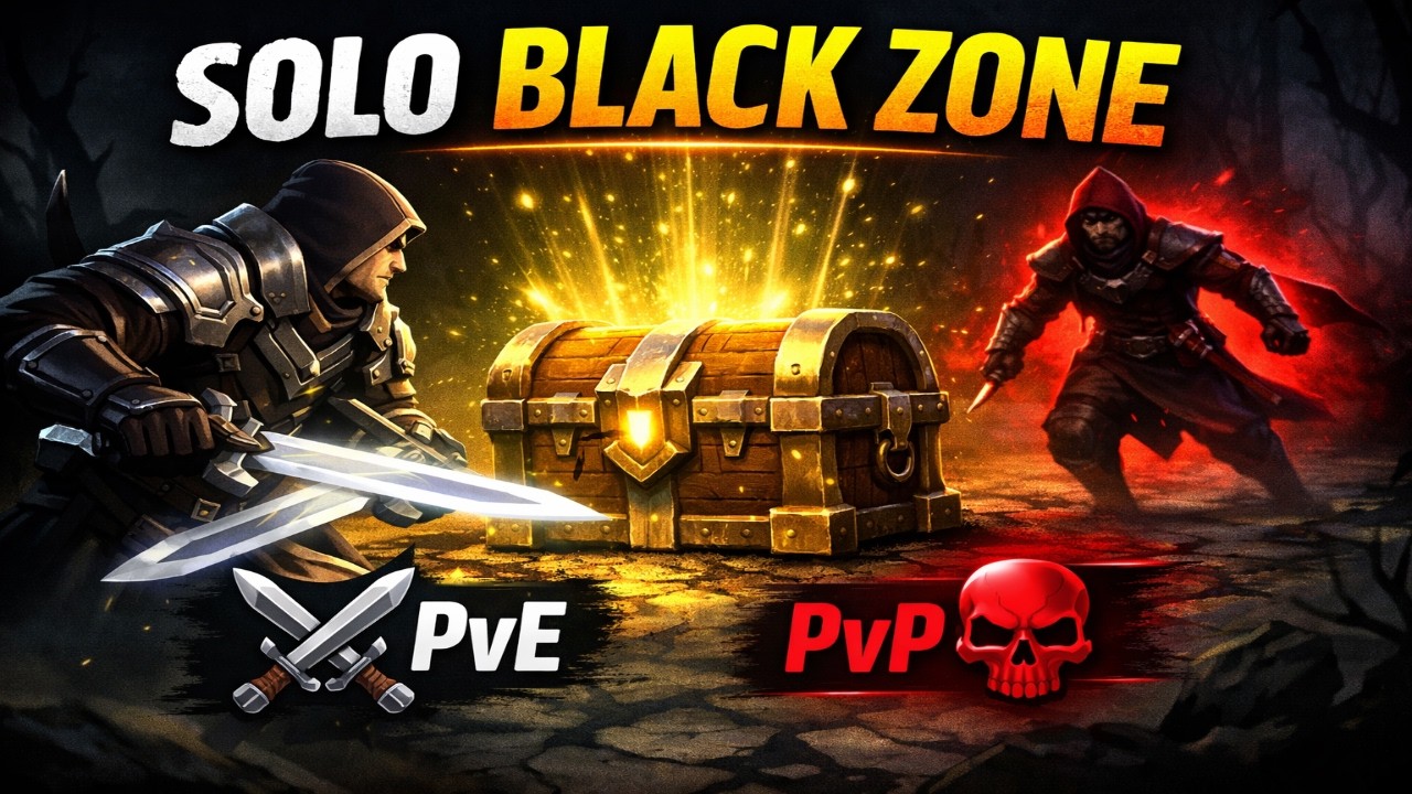Solo Black Zone PvE & PvP – Camps, Boss Chests & Fights  Albion Online
