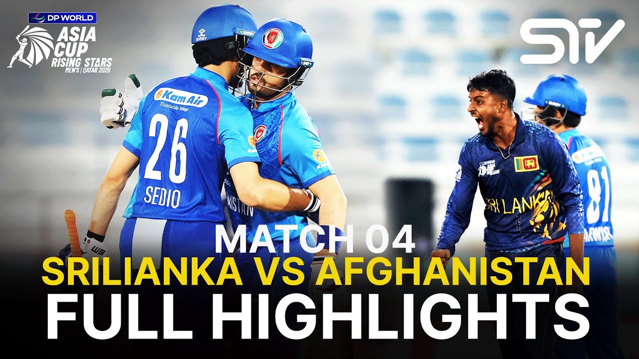 Full Highlights | Srilanka-A vs Afghanistan-A | Match 04 | Asia Cup Rising Stars 2025 | ZH1K