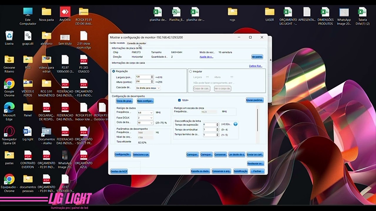 Configuração Processadora de Vídeo TB TAURUS NOVASTAR