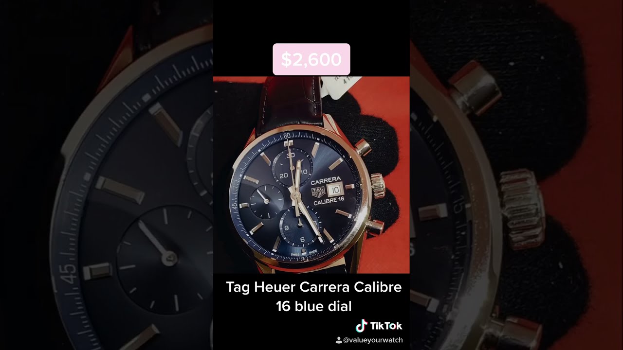 For Sale: Tag Heuer Carrera Calibre 16 blue dial