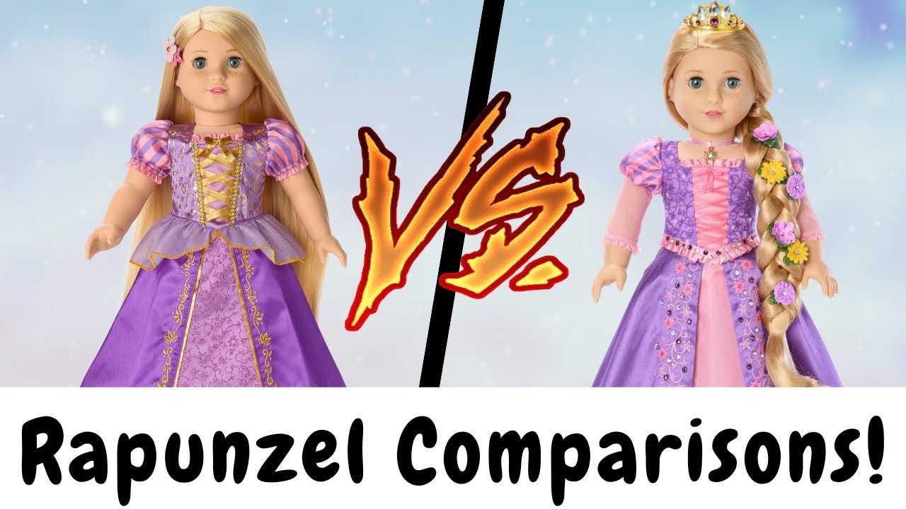 Кукла American Girl Disney Rapunzel: сравнительная игра с коллекционной серией!