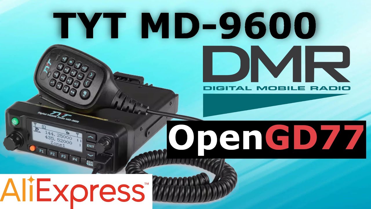 TYT MD-9600 PLUS installazione firmware OpenGD77 su radio veicolare DMR in italiano