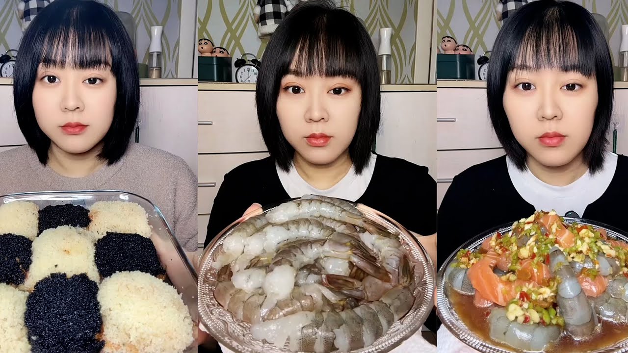 SOLO Duoduo / ASMR TOBIKO EGGS | FLYING FISH ROE | EXTREME EATING SOUNDS