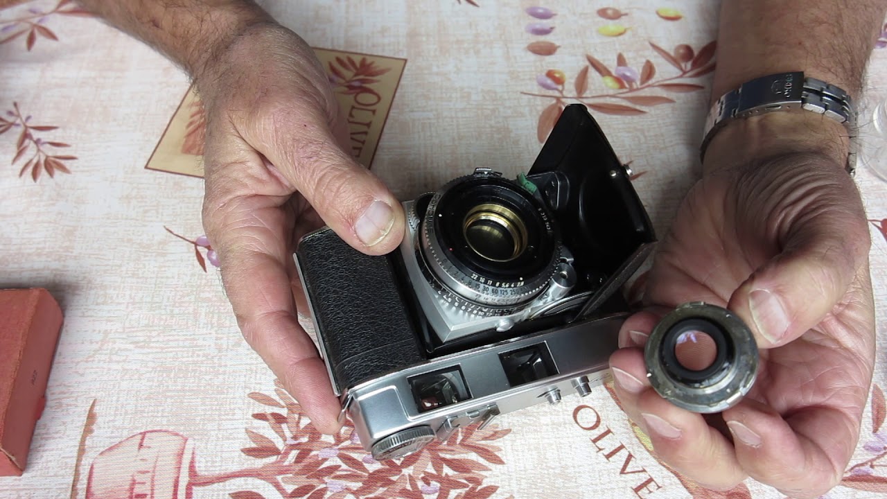 How to use the Kodak Retina IIIc type accessory lenses