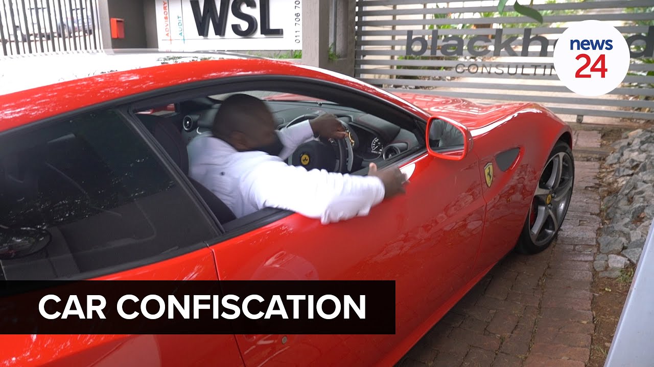 WATCH | Businessman Edwin Sodi’s luxury cars seized in Bryanston by AFU