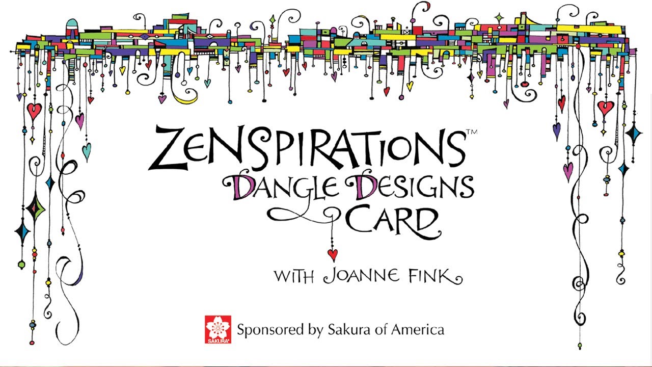 Zenspirations Dangle Designs for Lettering and Handmade Cards - Easy & Elegant Technique