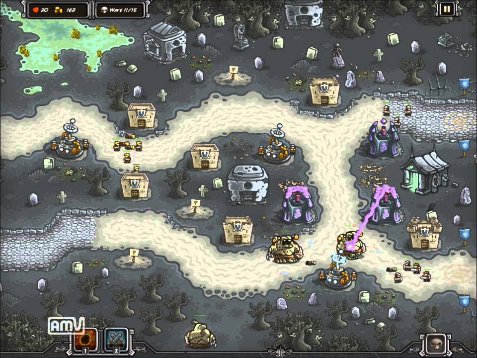 Kingdom Rush (STEAM) - ANCIENT NECROPOLIS [hard] [campaign]