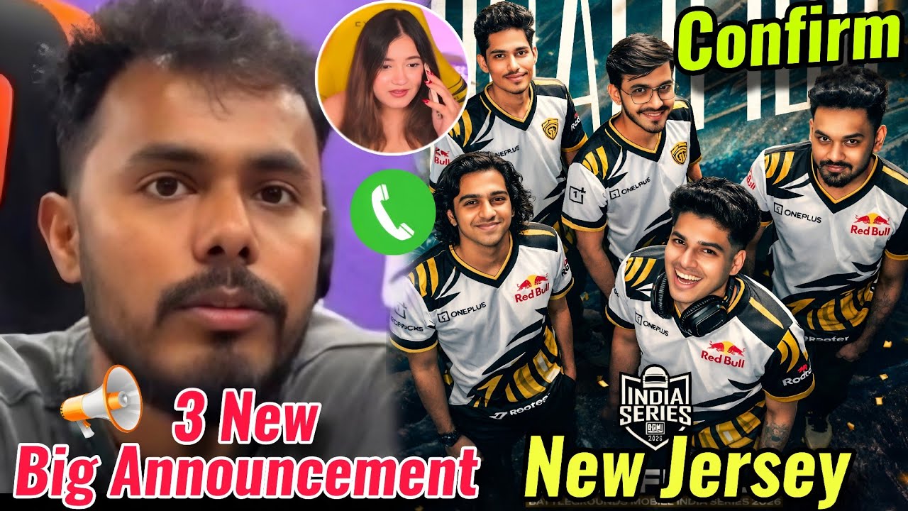 Call Amar 📞~ Confirm Godl New Jersey in Lan 😳 Godl 3 Big New Announcement 🚨| Godl Copied S8ul? 
