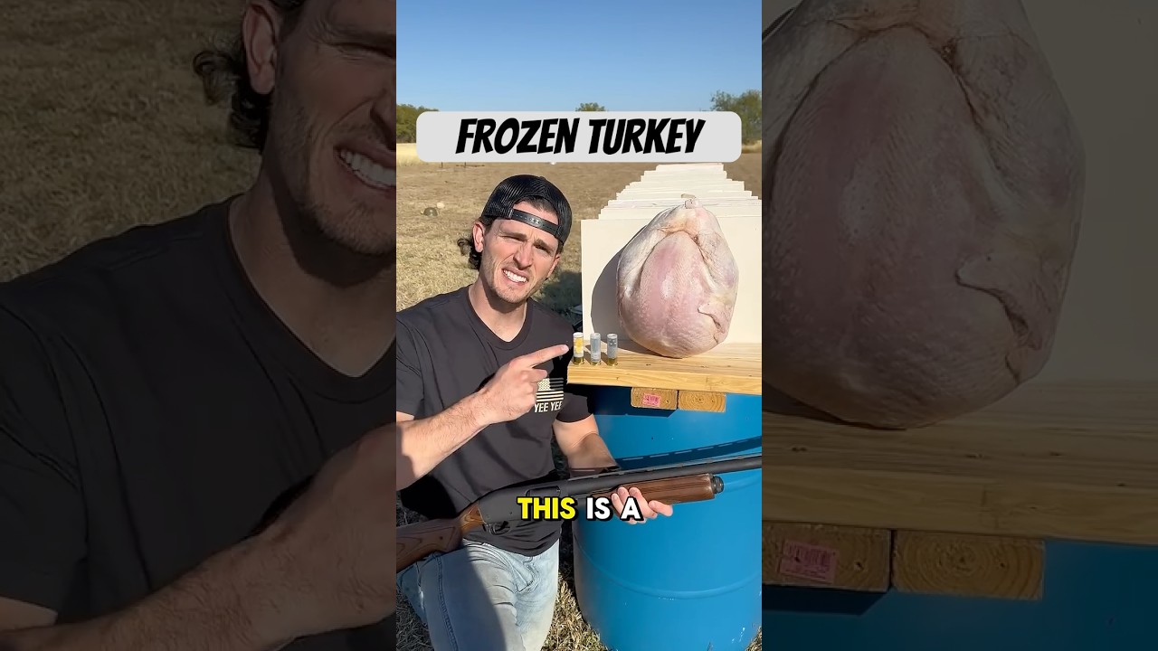 Специальные патроны для дробовика против замороженной индейки