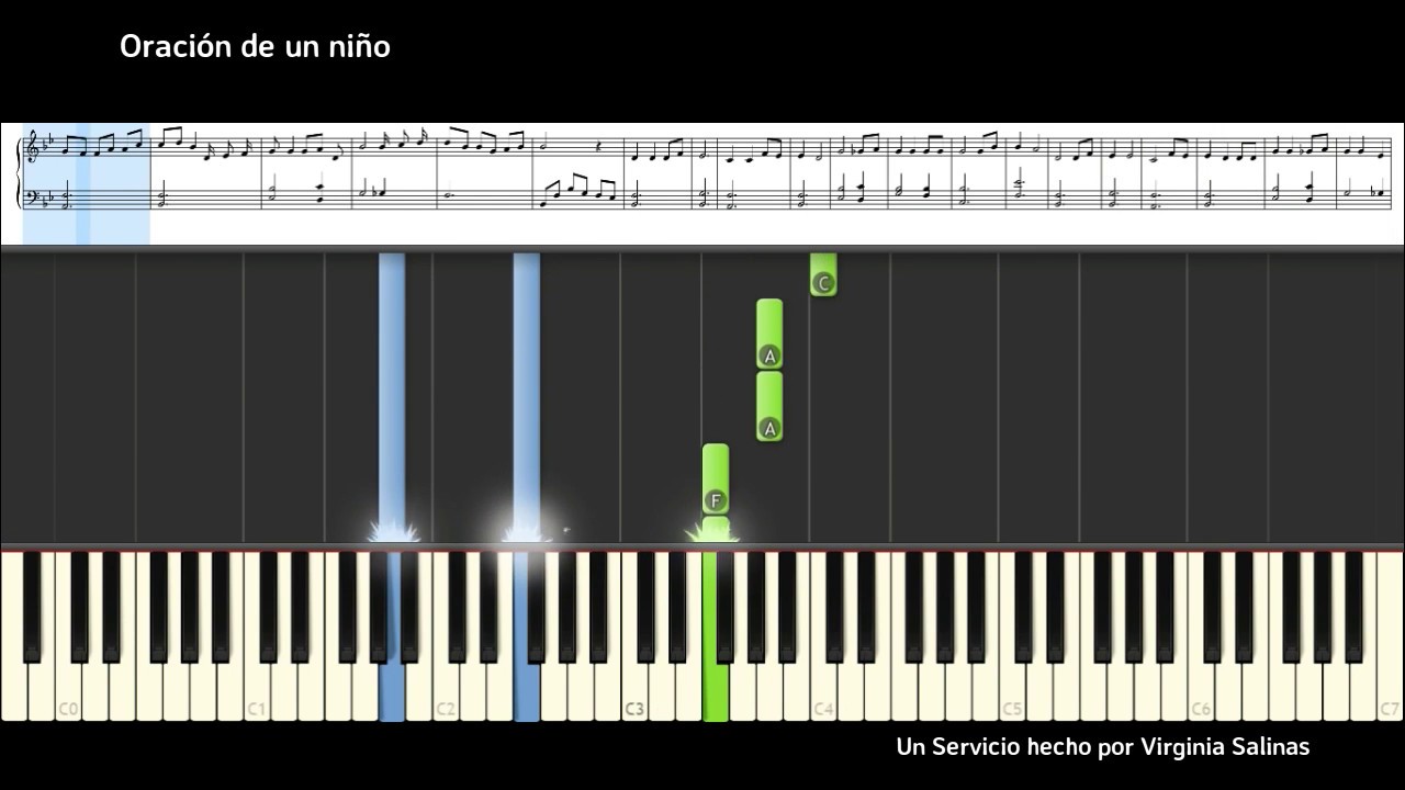 NEW: A Child’s Prayer / Oración de un niño / Piano Tutorial