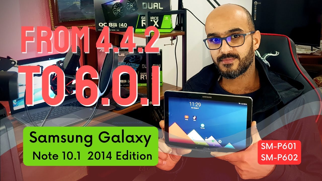كيفية تنصيب روم معدل على تابلت samsung galaxy note 10.1 2014 Edititon