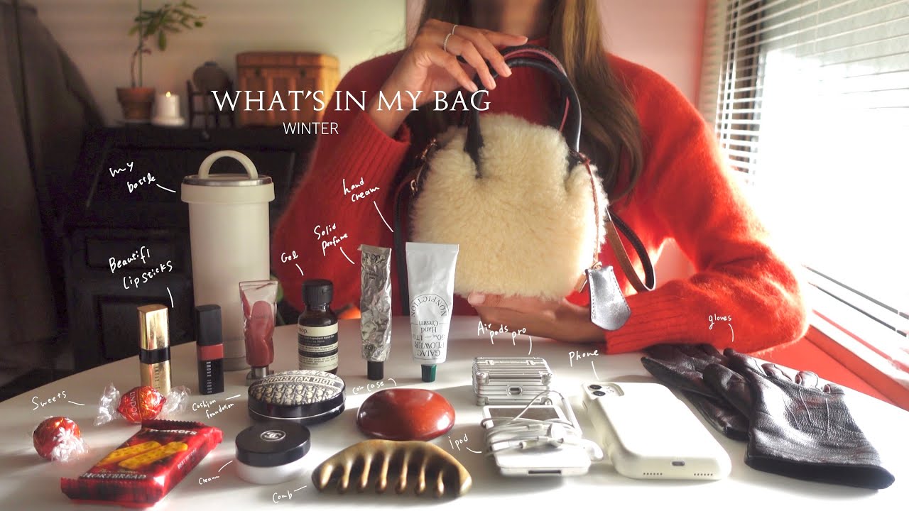 What’s in my bag WINTER 私のバッグの中身
