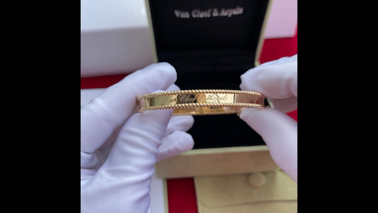 Unboxing Video | Van Cleef & Arpels Perl&eacute;e Signature Bracelet, Yellow Gold