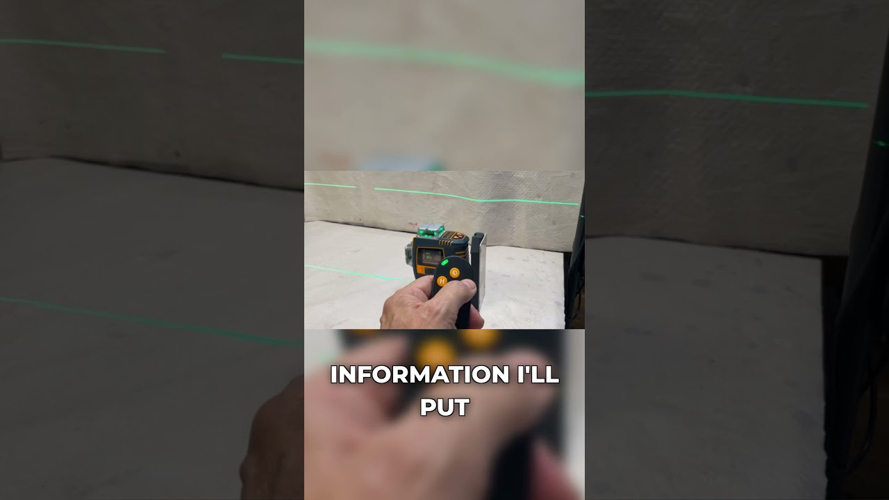 Perfect Lines Every Time—Laser Level for Grab Bars 